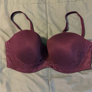 Victoria's Secret Deep Plum Lace Bra